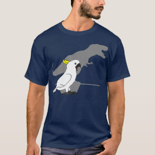 Camiseta Cockatoo T-rex Birb memes de enxofre
