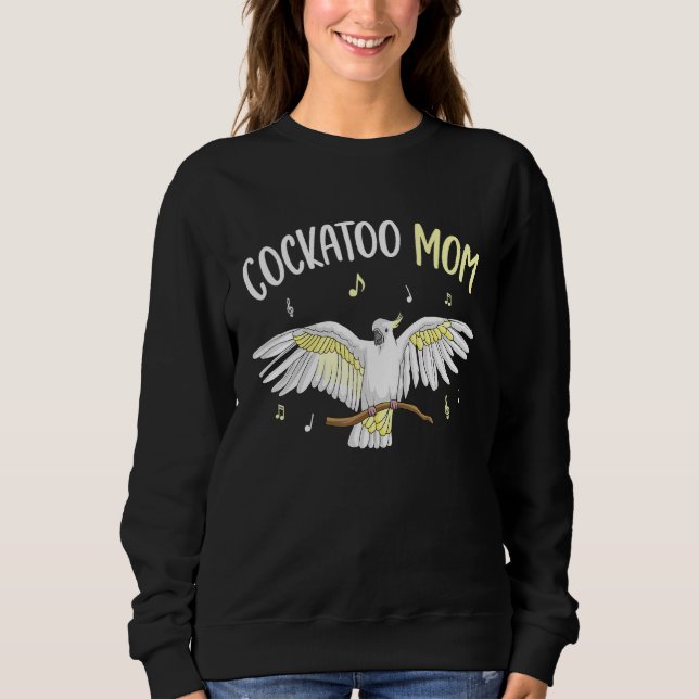 Camiseta Cockatoon Mãe Pássaro de Papagaio (Frente)