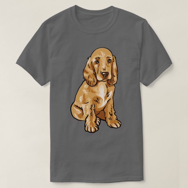 Camiseta Cocker Spaniel (Frente do Design)