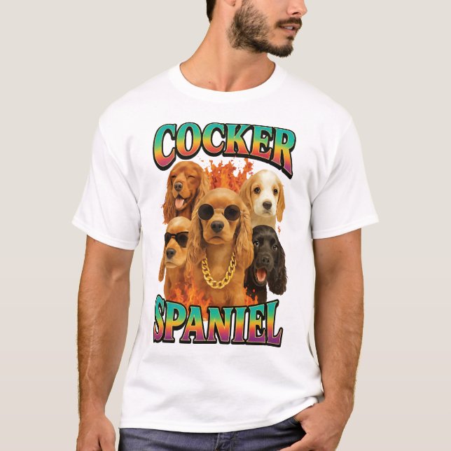 Camiseta Cocker Spaniel  (Frente)