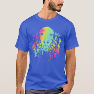 Camiseta Cocker Spaniel Dog Colorida Pop Art Dog Família Se