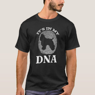 Camiseta Cocker Spaniel está no meu DNA, eu bebo coquetel