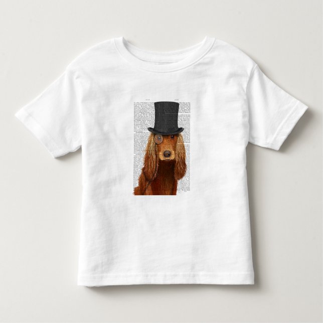 Camiseta Cocker Spaniel, Formal Hound e Chapéu (Frente)