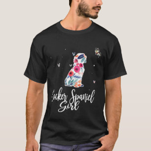 Camiseta Cocker Spaniel Girl Engraçado Cocker Spaniel
