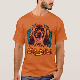 Camiseta Cocker Spaniel Halloween