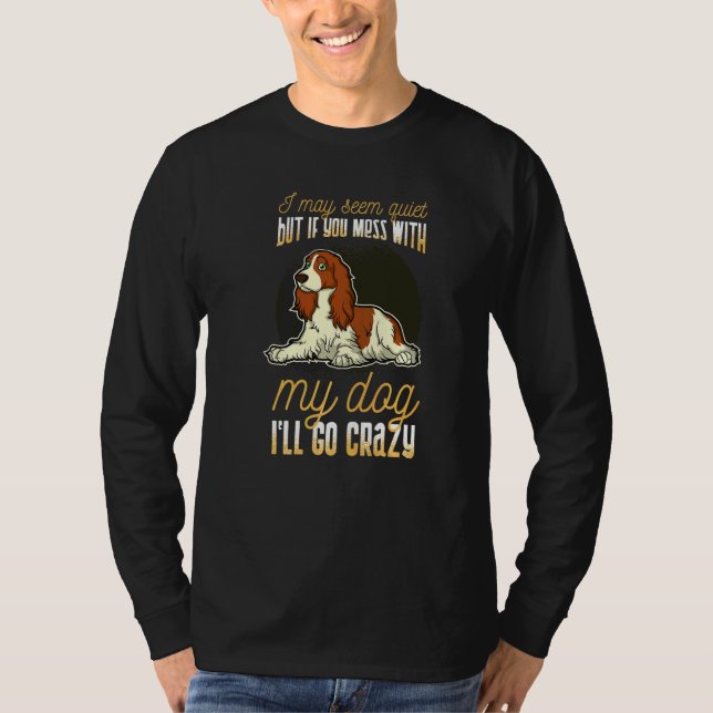Camiseta Cocker Spaniel Inglês Raça de Cão  13 (Frente)
