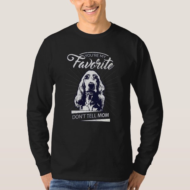 Camiseta Cocker Spaniel Inglês Raça de Cão 14 (Frente)