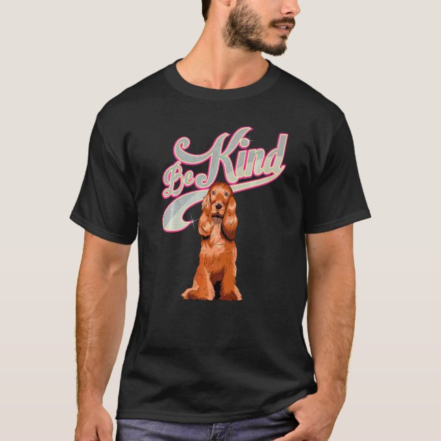 Camiseta Cocker Spaniel Inglês Raça de Cão  29 (Frente)