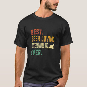 Camiseta Cocker Spaniel Lover Best Beer Loving Cocker Span