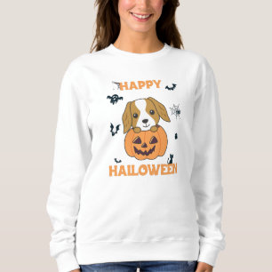 Camiseta Cocker Spaniel Pumpkin Cute Dogs Feliz Halloween