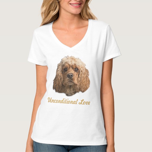 Camiseta cocker Spaniels (Frente)