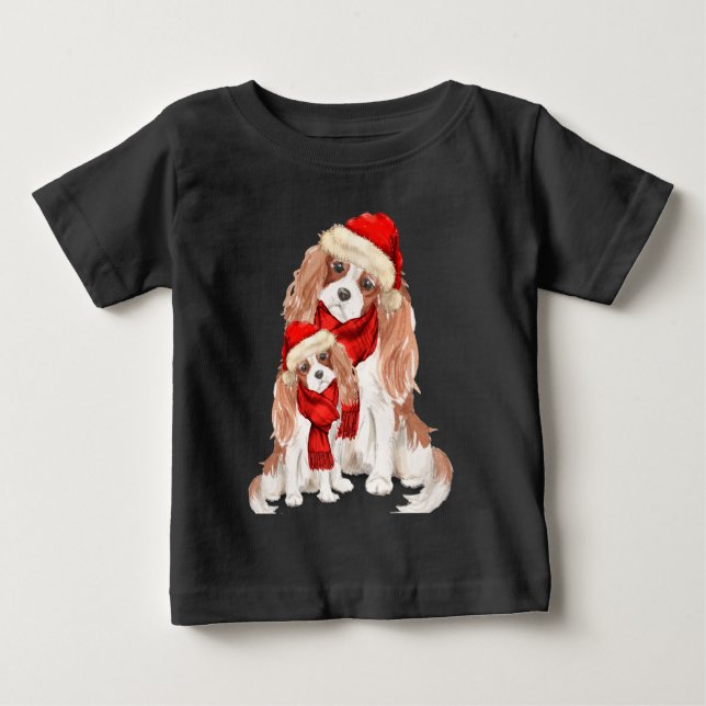 Camiseta Cocker Spaniels Engraçado Fleas Navidog (Frente)