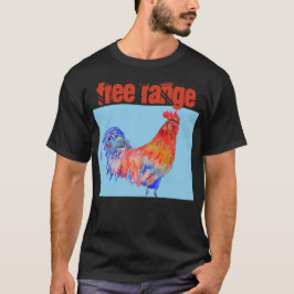 Camiseta Cockerel de galinha de galinha de galinha de alcan