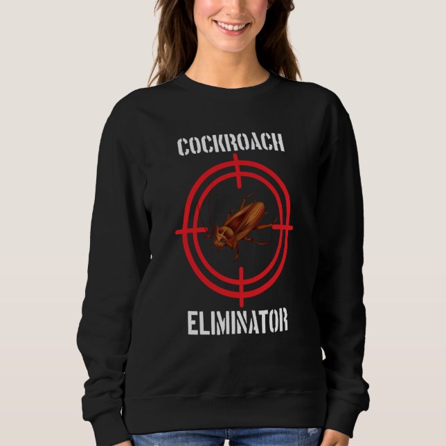 Camiseta Cockroach Eliminator Cockroach Pest Control (Frente)