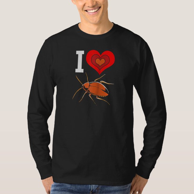 Camiseta Cockroach Love Raglan (Frente)