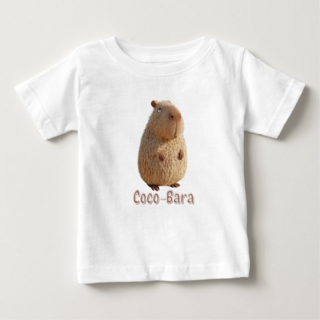 Camiseta Coco-Bara Vibes. Capybara Core: Couto de Coco (Frente)