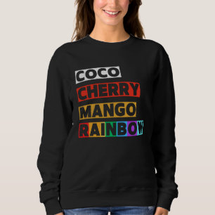 Camiseta Coco Cherry Mango Rainbow Icy Sweet