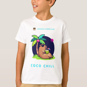 Camiseta Coco Chill Capivara Clube de Verão – Capivara Trop