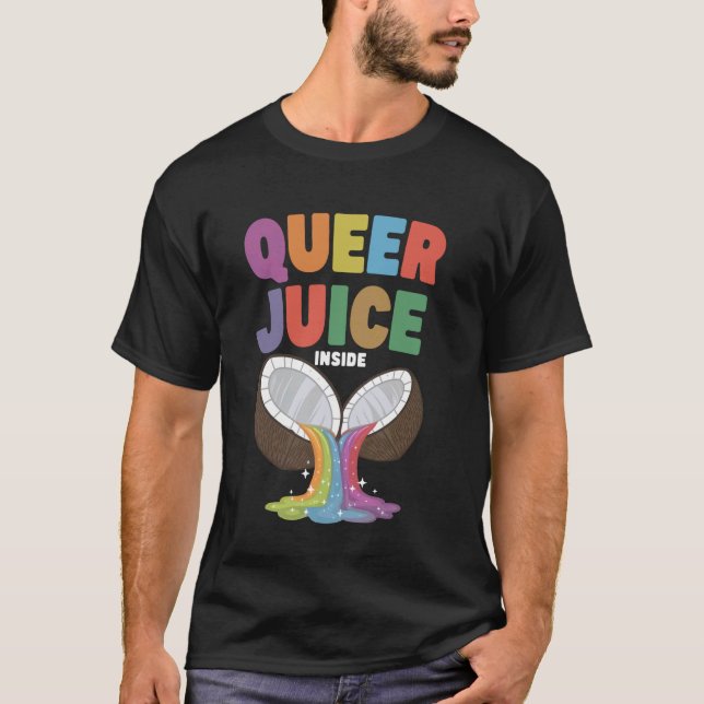 Camiseta Coco Colorido com Suco Estranho (Frente)