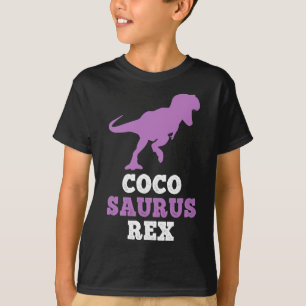 Camiseta Coco-saurus Rex Dino Dinossauro Cocosaurus Engraça