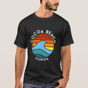 Camiseta Cocoa Beach Florida Retro Wave