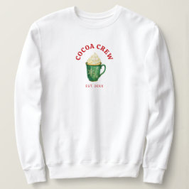 Camiseta Cocoa Crew Natal Moderno Feminino