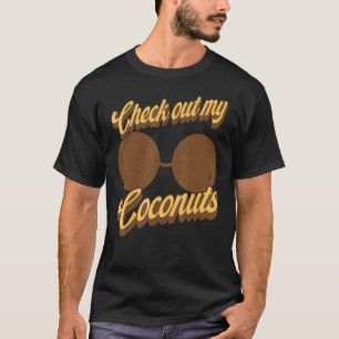 Camiseta Coconut Bra Adulto Mulheres Vejam Meus Cocos Sh