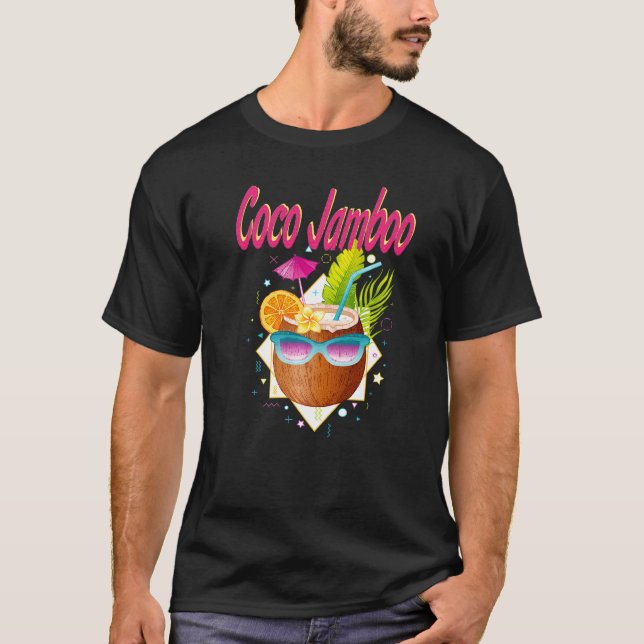 Camiseta Coconut Colorful  Illustration (Frente)
