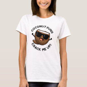Camiseta Coconut Puns Me Derramam Fruta Bonita Pun