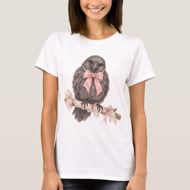 Camiseta Cocota Corvo com Pérolas (Frente)