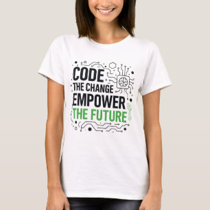 Camiseta Code Change Empower Future Tee Revoluçã