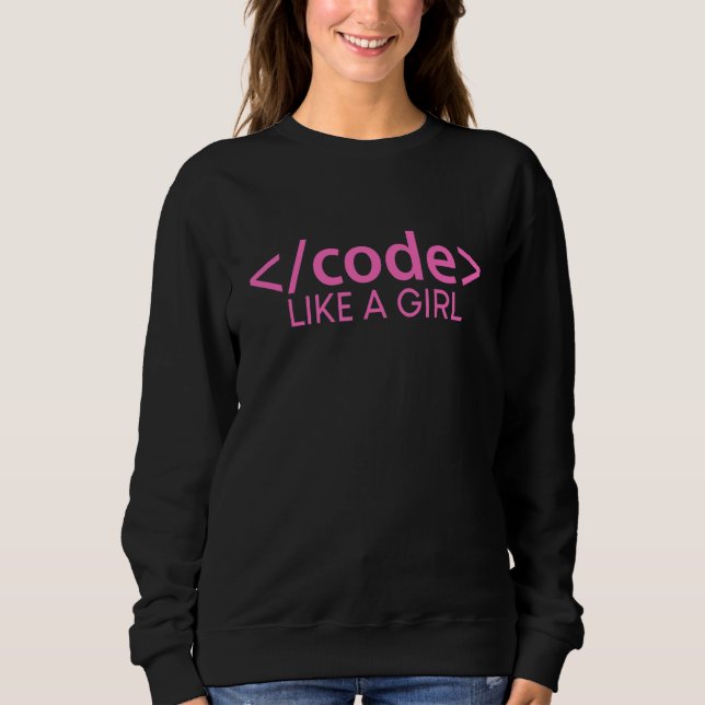 Camiseta Code Like A Girl (Frente)