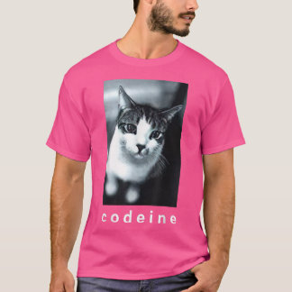 Camiseta Codeine Cat Engraçado
