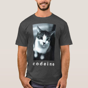 Camiseta Codeine Cat Engraçado