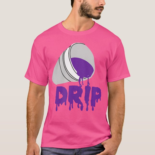 Camiseta Codeine Dream Dripe Púrpura Hip Hop Rap Mídia Soci (Frente)