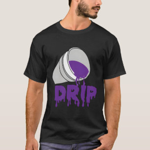 Camiseta Codeine Dream Dripe Púrpura Hip Hop Rap Mídia Soci