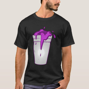 Camiseta Codeine Lean Double Cup Styrofoam Bebida Roxa Cou
