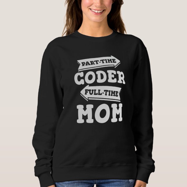 Camiseta Coder Mãe Software Developer Coding Progr (Frente)
