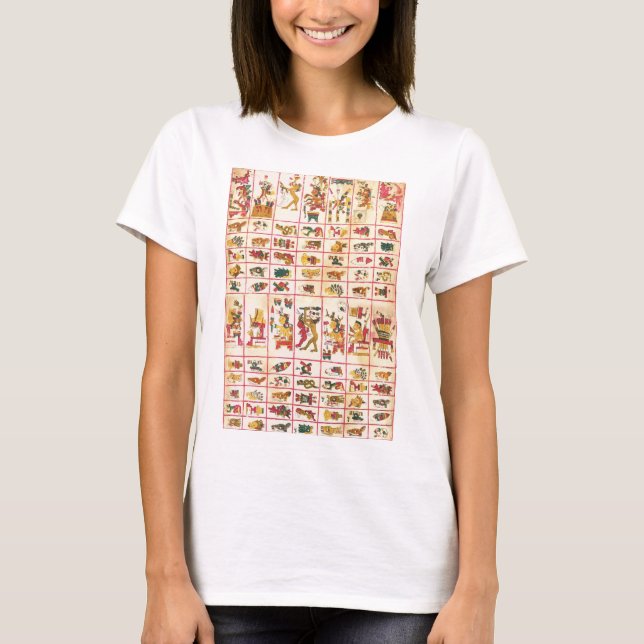 Camiseta Codex Borgia – Ancient Manuscript, Pre-Colum (Frente)