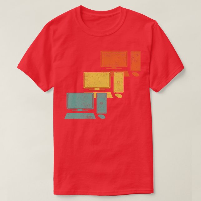 Camiseta Codificação de programação de computador (Frente do Design)