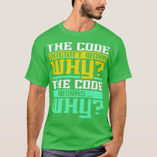 Camiseta Codificação do Codificador de TI do programador de