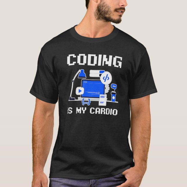 Camiseta Codificação do programador do desenvolvedor de sof (Frente)