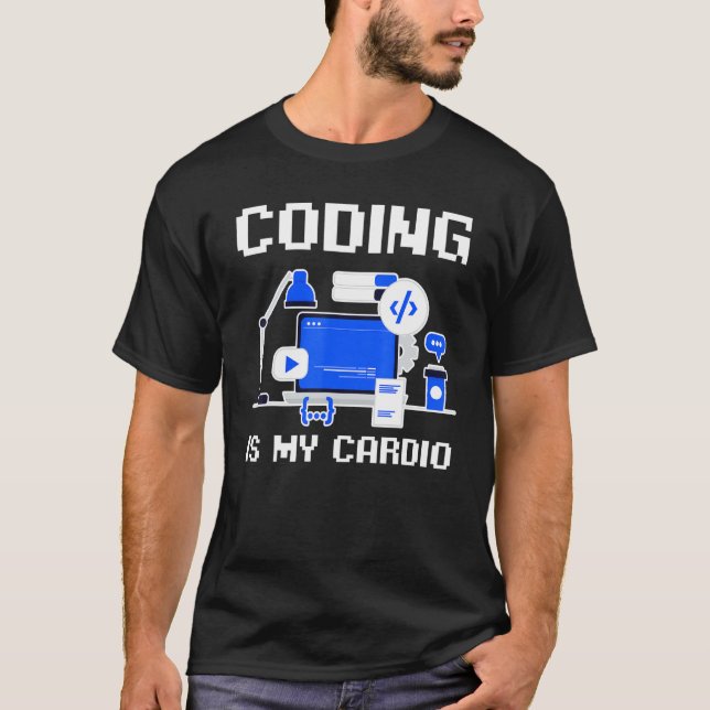 Camiseta Codificação do programador do desenvolvedor de sof (Frente)