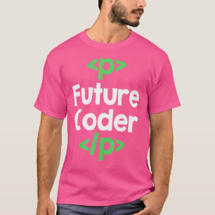 Camiseta Codificação futura de programação de codificador