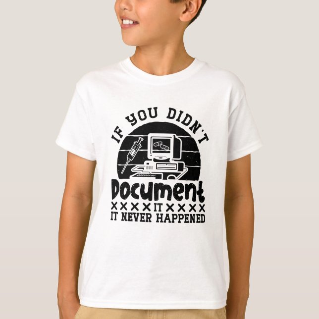 Camiseta Codificação ICD Código médico se você não document (Frente)