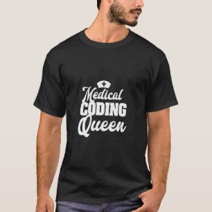 Camiseta Codificação Médica da Rainha ICD Presente T-Shi