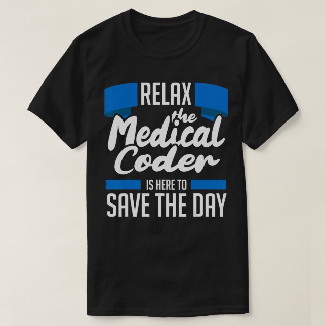 Camiseta Codificação Médica do Codificador Médico (Frente do Design)
