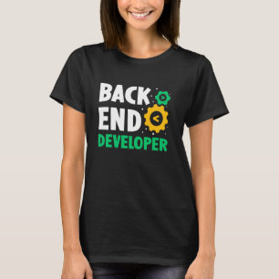 Camiseta Codificador de Código do Desenvolvedor Back-End - 