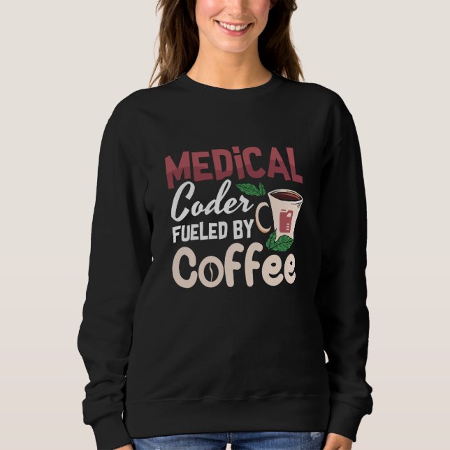 Camiseta Codificador Médico Alimentado Por Programador De C (Frente)