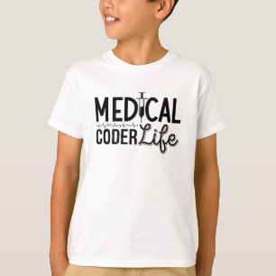 Camiseta Codificador Médico Assistente de Vida do ICD Progr